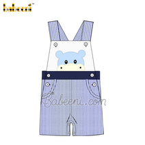 Cow applique boy romper  – BC 1063