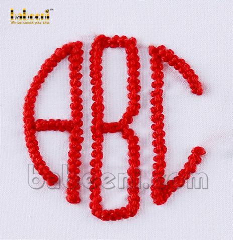 ABC monogram crochet - CP94