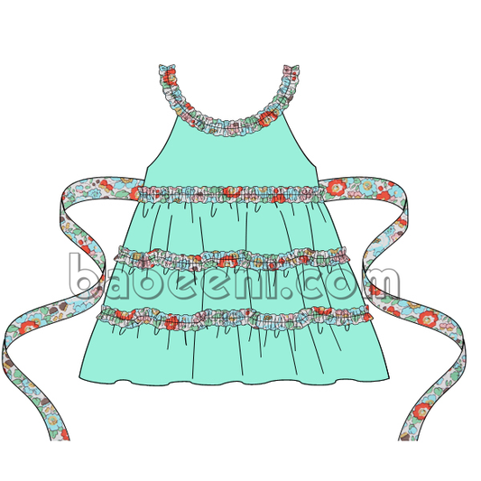 Adorable ruffle baby girl dress - DR 2677