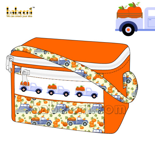 Pumpkin truck lunch box - LB 14