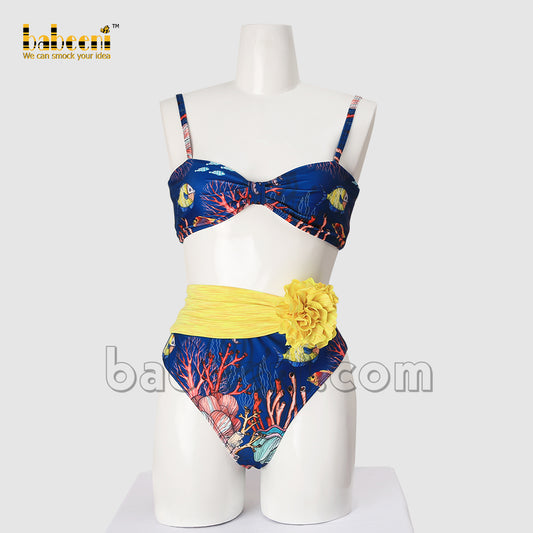 Lovely flowers ocean women swimwear - MS 17