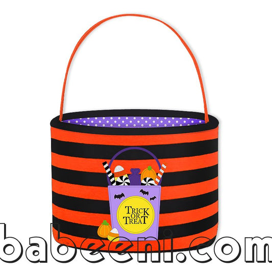 Trick or Treat applique Halloween hand bag KB 34