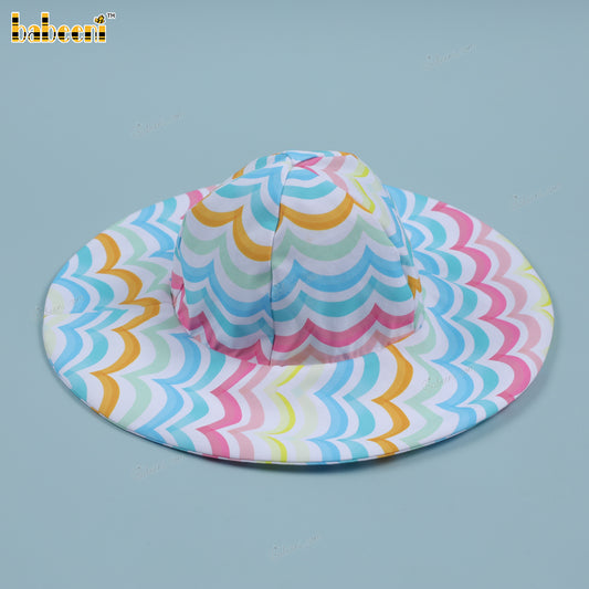 Beautiful Colorful lines pattern Cap for your baby - CA34