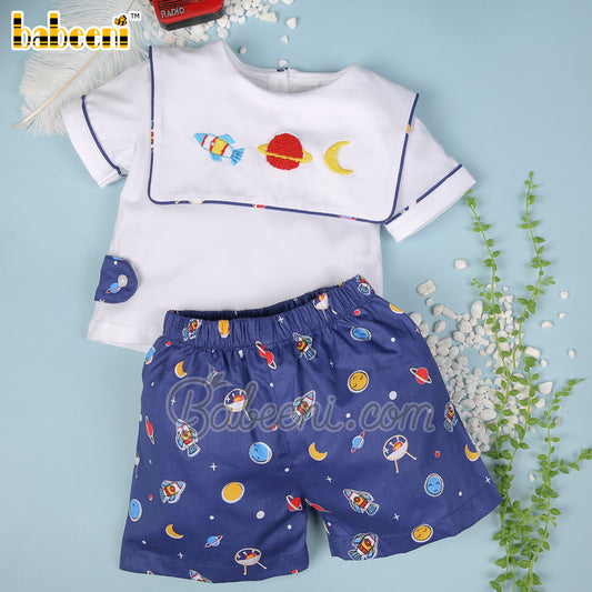 Universe embroidery boy set clothing – BC 1026