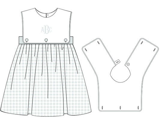 KB4097 - sage gingham knit