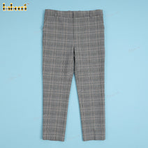 Boy Pant In Silver Tweed - BT114