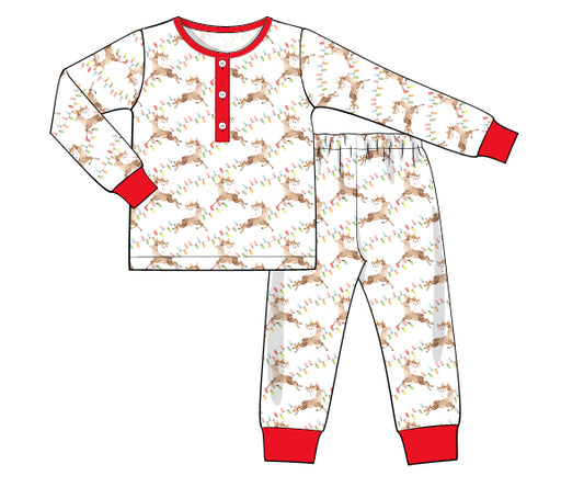 K358- reindeer, light knit printing 4.0