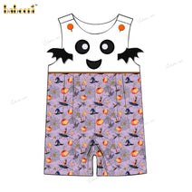 Boy Shortall With Little Bat Wings Embroidered - BC1278