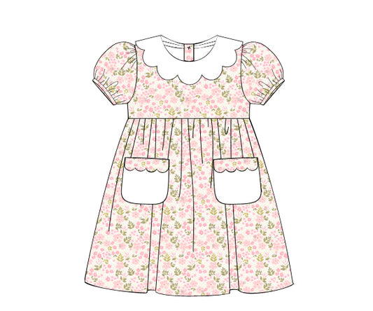 SL11- Baby pink floral satin priting 4.0