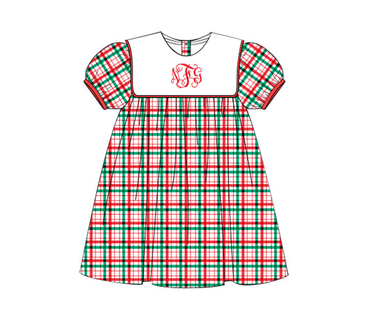 PP200 - green, red plaid print 4.0