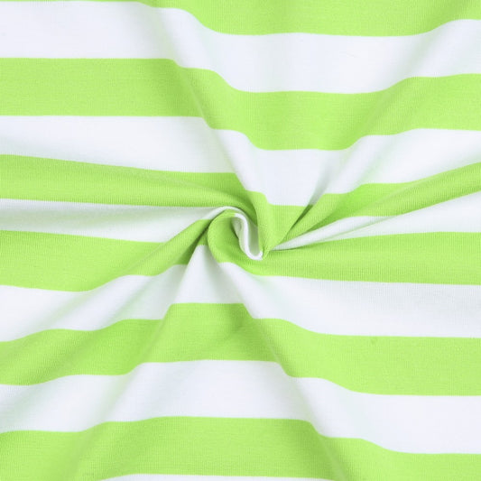 K46.0 -  Lime green stripe knit