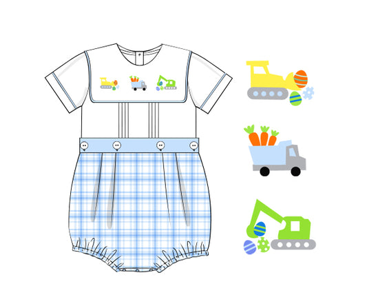 PP191 - blue white plaid 2 print 4.0