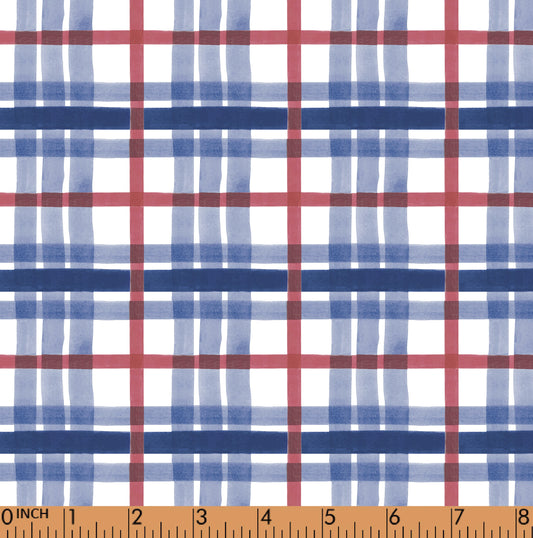 PP38 - US independence plaid 8 fabric printing 4.0