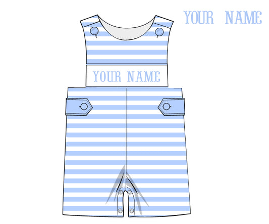 K69.0 - Baby Blue stripe knit