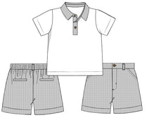 B39.0 - Gray gingham