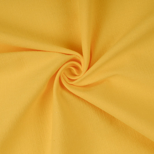 EL08 - Yellow Stretch Linen Fabric