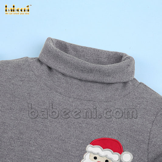 Santa applique children cardigan - ST 100