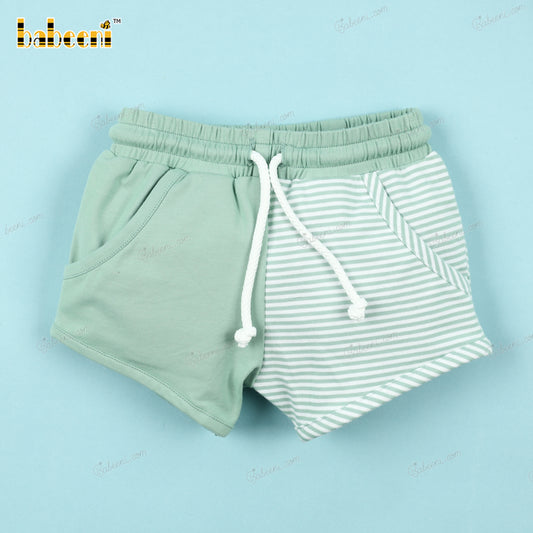 Plain Set In Aqua Foam And Green For Boy - BC1097