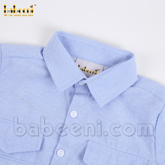 Boy blue oxford shirt - TS 40