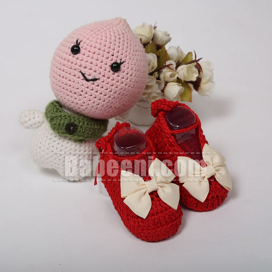 Red Baby Shoes for Little Baby- CAS 03