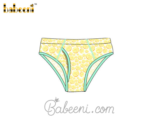 Lemon slide printed man brief - UM 29