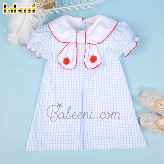 Apple crochet baby girl dress - DR3714