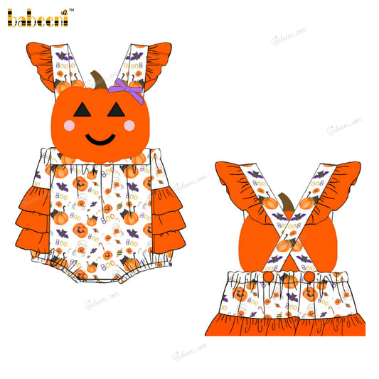 Girl Bubble Orange Pumpkin - DR3987