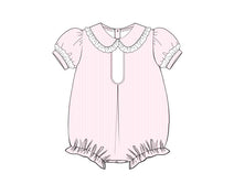 C22- baby pink stripe