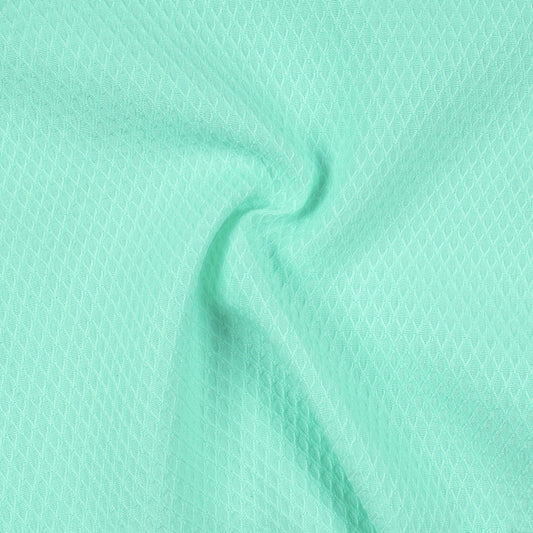 HC09-Mint Honey comb fabric