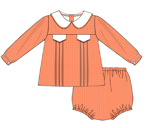 B17.1 - Orange gingham