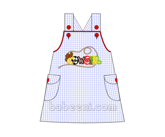 Free Texas little cowgirl applique dress- DR 2960