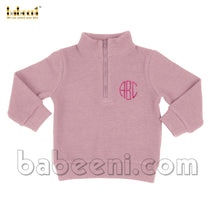 ABC monogram cardigan - ST 056